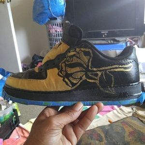 Custom painted sneakers